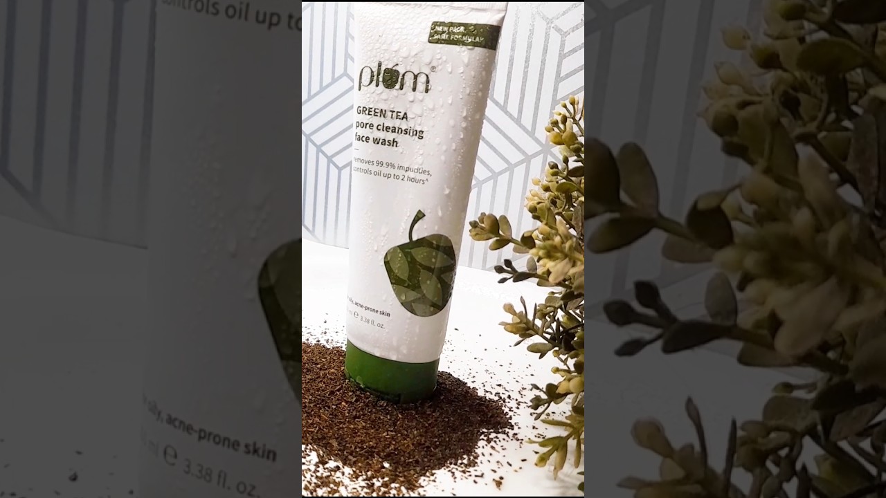 Plum green tea face wash #shorts