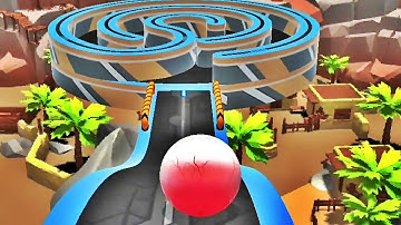 Sky Rolling Ball 3D - SpeedRun Gameplay Level 274