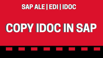 SAP ALE EDI IDOC | How to Copy SAP Idoc( step by step guide 2022)