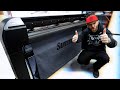 This Vinyl Cutter Is Insane!!! Setting Up My New Summa S2 T140