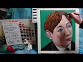 Oil painting portrait day 4 END op731-4  [LIVE]--  "Contemporary art"
