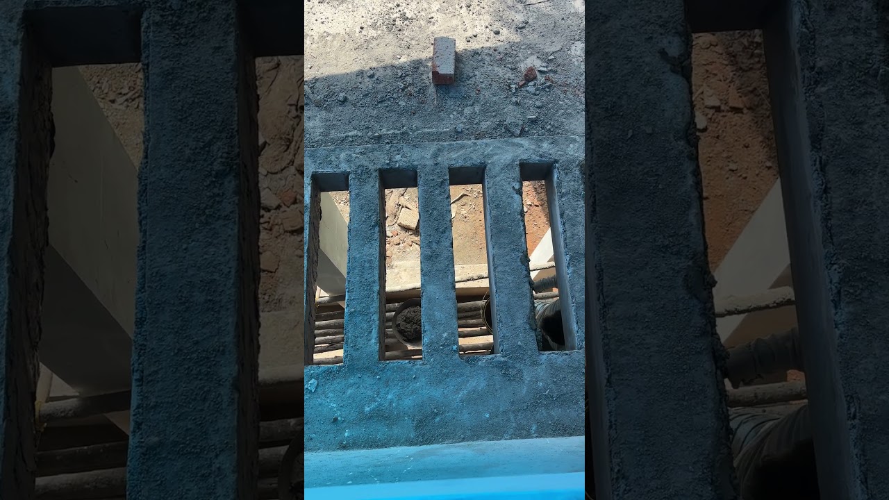 Beam Plastering Work For House 