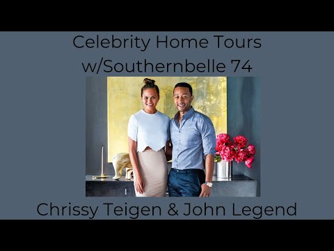 "Celebrity Home Tours Chrissy Teigen & John Legend" #JohnLegend #ChrissyTeigen #Trending