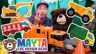 Trucks for Kids - Toddler Learning Video
