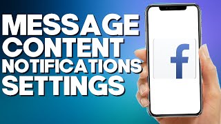 How to Hide Message Content on Notifications on Facebook Lite App screenshot 3