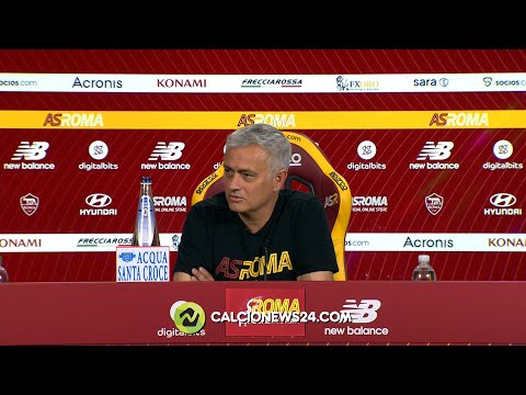 Conferenza stampa Mourinho pre Roma-Verona: “Zaniolo? Da valutare. Domani avremo tanti Primavera”