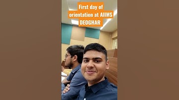 First day of Orientation! AIIMS DEOGHAR 😍😍 Lecture theater