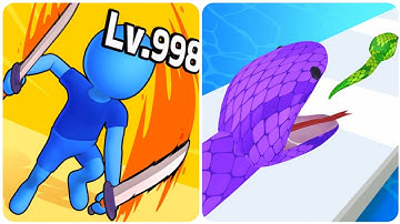 Max Levels solo leveling vs snake rush 🦠🦠🦠Walkthrough Android IOS Gameplay AA76