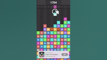 Drop The Number: Merge Puzzle Ads | Tap To Drop #shorts