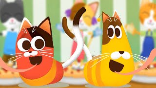 THREE LITTLE KITTENS - Baby songs | Nursery Rhymes & Kids Song | Larva Song