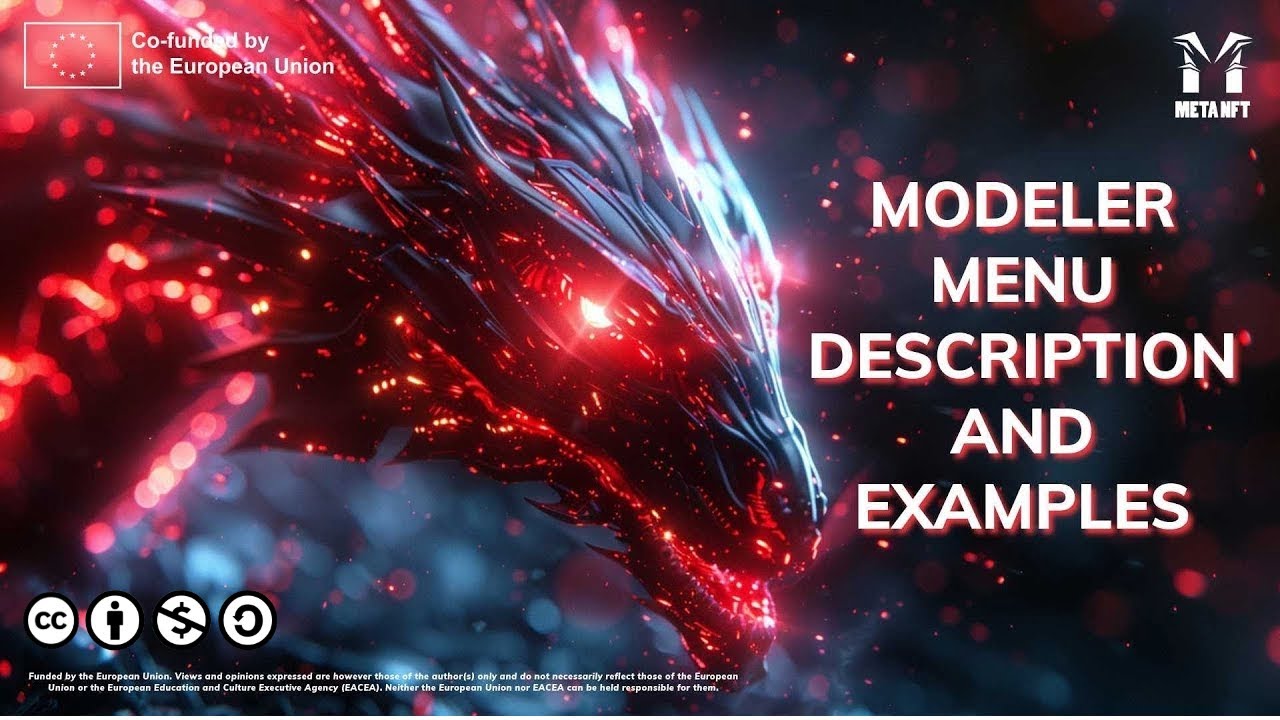 NftArtonMeta - Young Artists Guide to Voxedit - Modeler Menu Tool Descriptions & Sword Examples