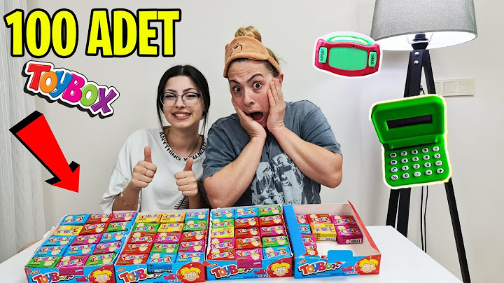 100 ADET TOYBOX KUTUSU  AÇTIK ! HESAP MAKİNESİ VE SES KAYIT CİHAZI | EYLÜL LAL