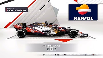 MAKING a REPSOL livery in F1 2021 (F1 2021 My Team & Online)