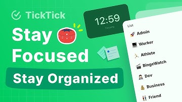 Pomodoro Made Smarter with TickTick｜Task Organization & Productivity Tips｜User Story