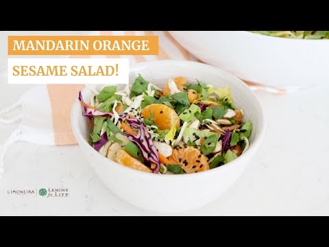 Limoneira Food TV Commercial Mandarin Orange Sesame Salad Limoneira