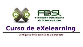 curso de exelearning | configuraciones básicas de un proyecto