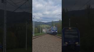 Szkoda że nie ZSW😒//Przelot ED160-019 jako IC Beskidy do ✨️Warszafki✨️ | #train #trainspotting