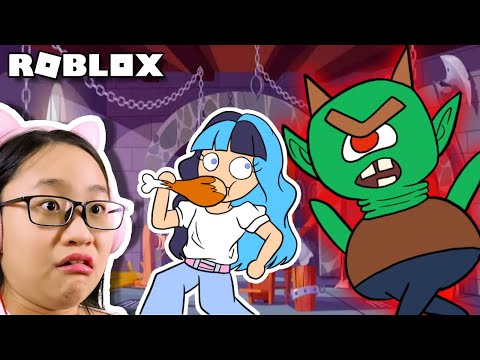 Roblox |  Escape Dhurr's Dungeon Obby - He Looks Like Plankton...