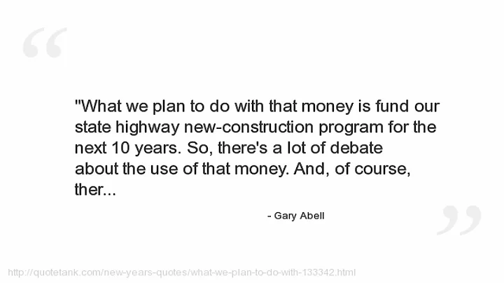 Gary Abell Quotes
