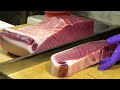 Amazing Skills - Bluefin Tuna/Marlin/Yellowfin Tuna Cutting in Taiwanese Seafood Market