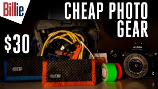 My CHEAP essential CAMERA BAG GEAR for 2020: Under 30$!