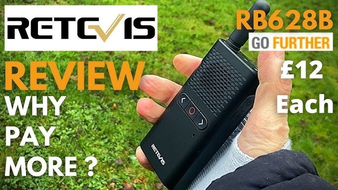 Retevis B63B Ricetrasmittenti Professionali, 3 Pulsanti Walkie Talkie