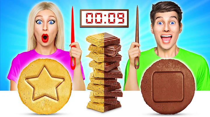 Real Food vs Chocolate Food Challenge #8 by Multi DO Challenge