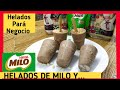 HELADOS DE MILO/ Deliciosos helados Caseros Cremosos /HELADOS para negocio/ HELADOS DE ARROZ
