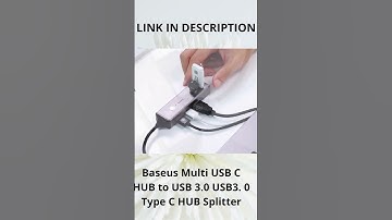 Baseus Multi USB C HUB to USB 3.0 USB3.0 Type C HUB Splitter #shorts+gadget @amazon