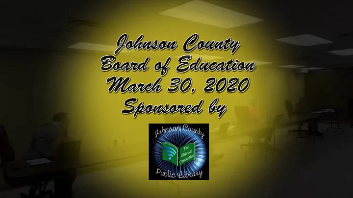 Johnson County Board of Education 3/30/20