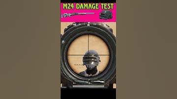 M24 Damage test BGMI #dprsumitgaming #bgmishorts #youtubeshorts #shorts #shortvideos #damagetest