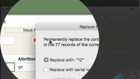 Replace Field Contents