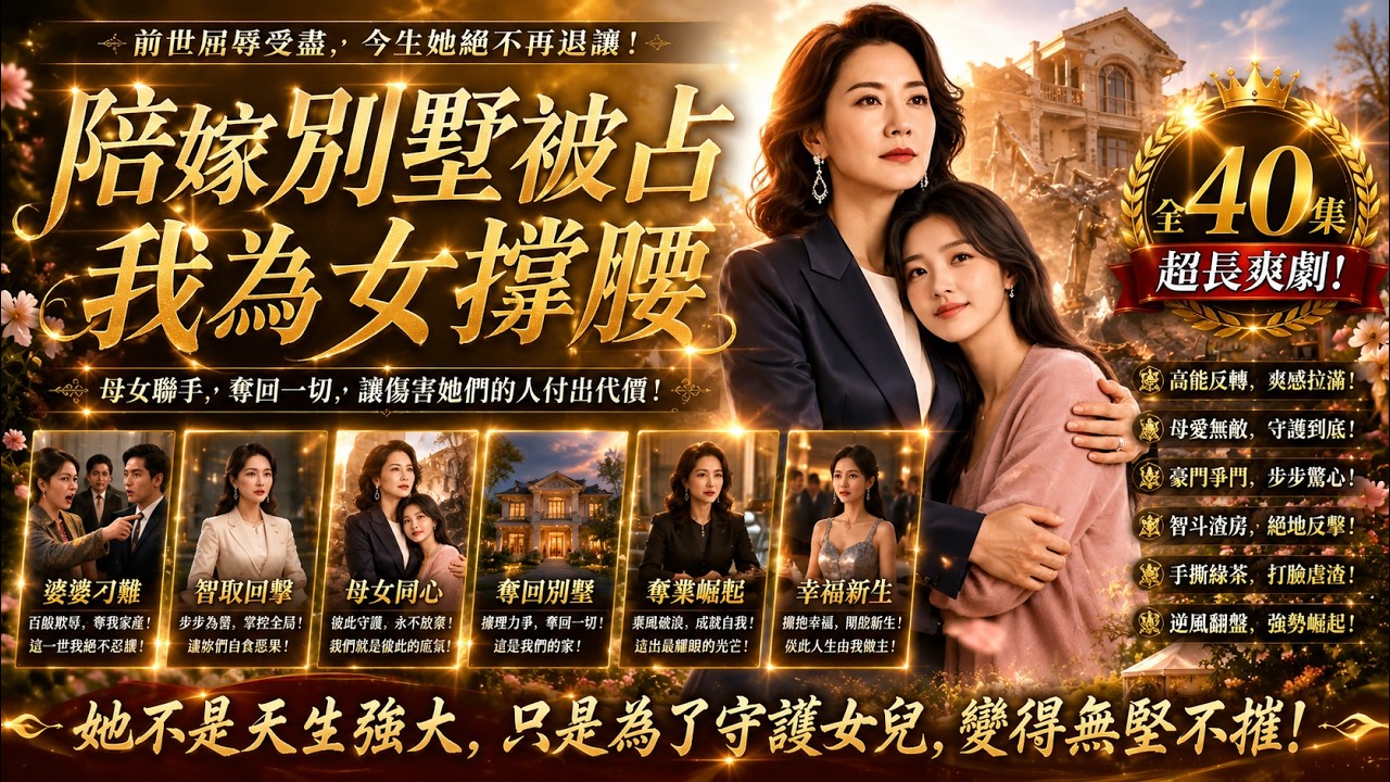 陪嫁別墅被佔，媽媽開剷車護女