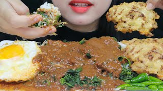 ASMR NASI PECEL SAMBEL KACANG PEDAS   CABE RAWIT   GORENGAN   TELOR CEPLOK | MUKBANG ASMR INDONESIA