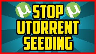 In this video i talk about how to end utorrent seeding as fast
possible there has been many issues with the process.