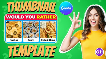 Canva Would You Rather YouTube Thumbnail Template