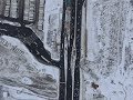 Строительство на 22 километре Калужского шоссе, Москва, 08.12.2018 [4k]