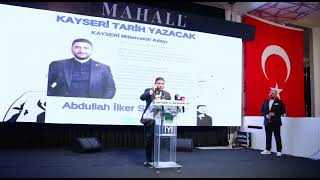 Kayseri İYİ Parti Milletvekili adayı Av.Abdullah İlker Sungur beyin muhteşem konuşması. Resimi