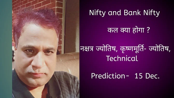 Nifty, Bank Nifty, Prediction by Financial / KP Astrology, technical, data, news for date- 15 Dec 