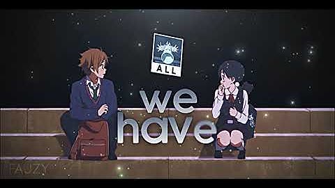 IF WE HAVE EACH OTHER AMV TYPOGRAPHY | AFTER EFFECTS