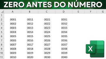 Colocar Zero à Esquerda no Excel | Como Colocar Zero Antes do Número na Planilha do Excel