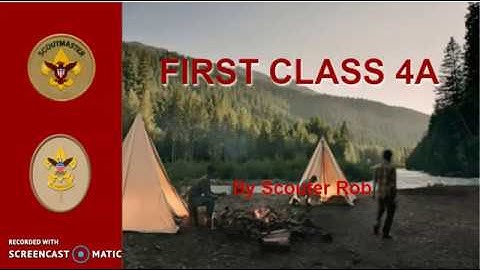 BSA FIRST CLASS RANK REQUIREMENT 4A