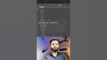 Javascript Hourglass Pattern | Javascript Tutorial #coderohan #shorts #javascript  #codingshorts