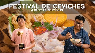 COMO HACER CEVICHE DE POTA, CARRETILLERO, DE ERIZOS Y NORTEÑO | ALEXANDER QUESQUÉN Y ELÍAS VALDEZ