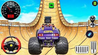 Impossible Driver Monster Truck Mega Ramp Stunt Racing - Nieograniczone akrobacje samochodowe GT ... screenshot 2