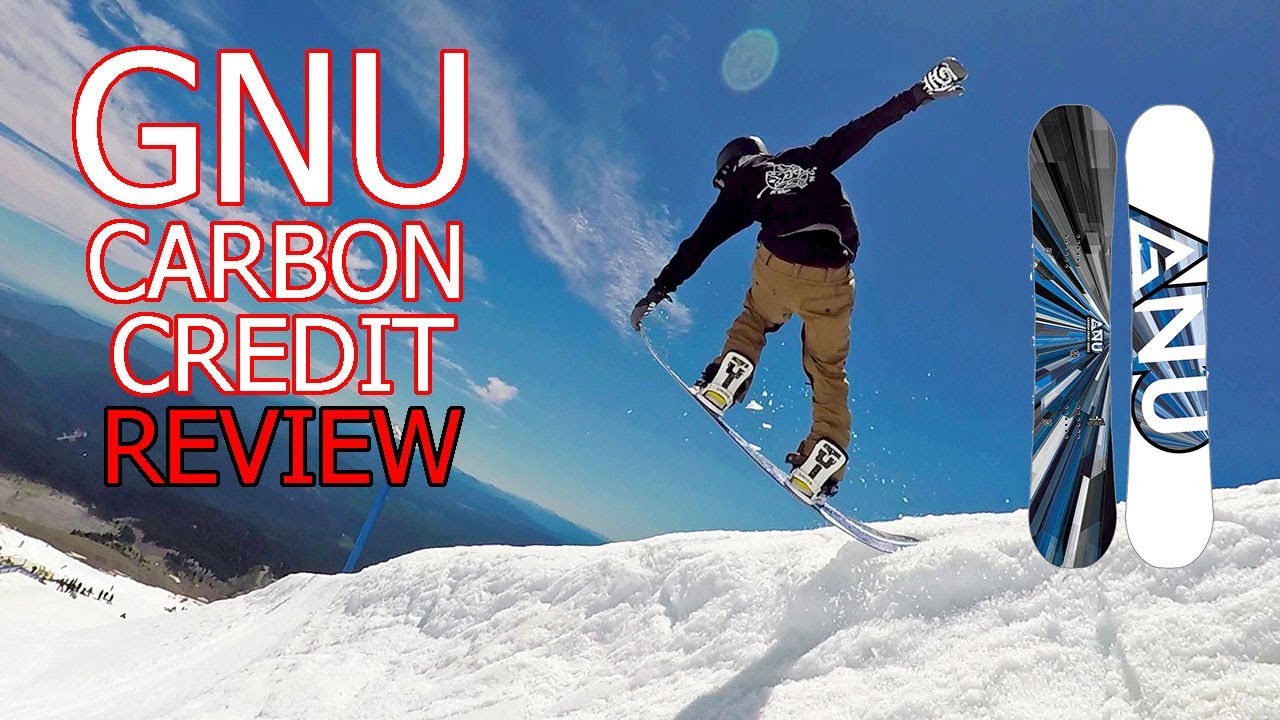 GNU Carbon Credit Snowboard Review YouTube