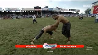 Tarihe Geçen Efsane Karşılaşma 666. Elmalı Yağlı Güreşleri Yarı Finali İsmail Balaban - Ali Gürbüz
