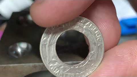Using A Doming Block To Fold Quarter Coin Rings