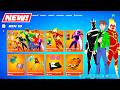BEN 10 Fortnite SHOP (Ben &amp; Gwen Tennyson, Alien X, Heatblast Skins BUNDLE) FULL Showcase