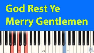Learn Piano: God Rest Ye Merry Gentlemen - Free Tutorial for Holiday Music